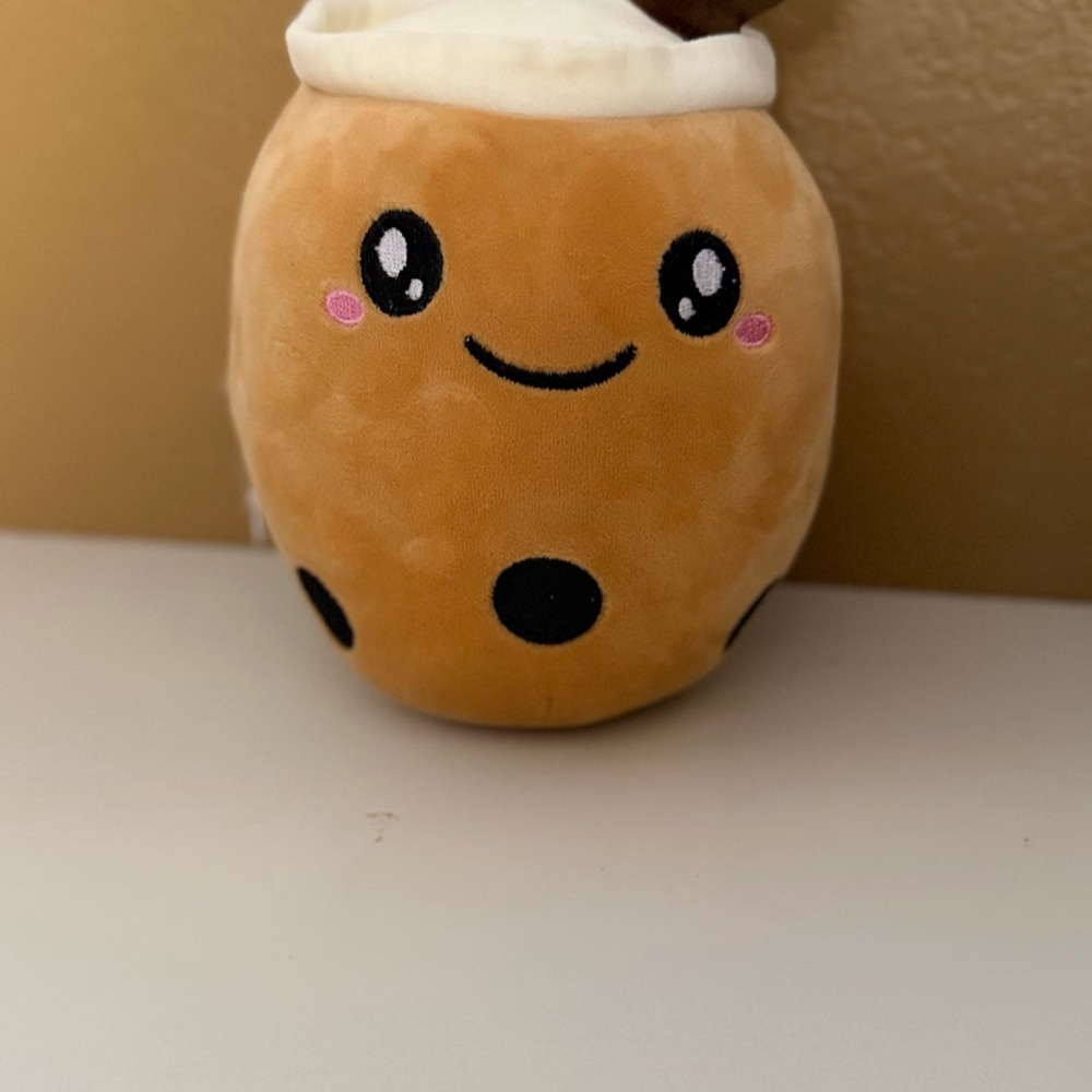 Cute Plush Toy with Smiling Face